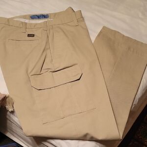Chaps Tan Cargo Pants for Men